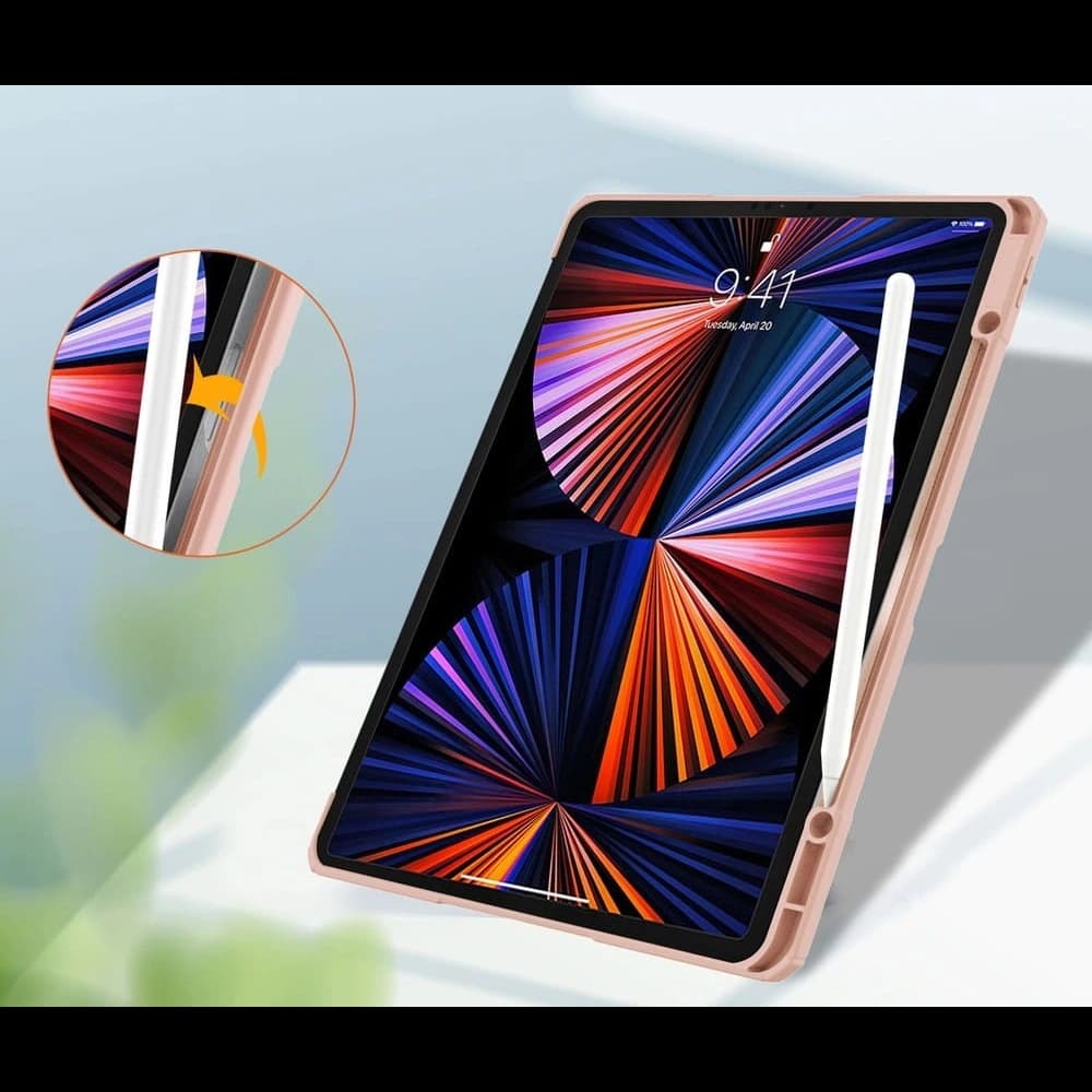 Bizon Case Tab Clear Matt Apple iPad Pro 12.9 2022/2021/2018 Roségold - 6