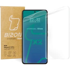 Bizon Glass Hydrogel Front Asus ROG Phone 9 / 9 Pro / 8 / 8 Pro Asus Zenfone 11 Ultra [2 PACK]