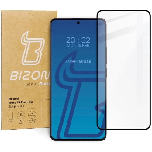 BIZON Glas Edge 2 3D Xiaomi Redmi Note 13 Pro Plus 5G