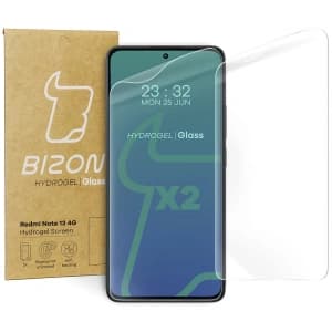 Bizon Glass Hydrogel Front Redmi Note 13 4G [2 PACK]