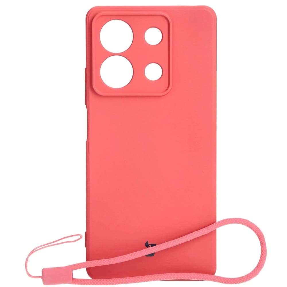 Bizon Case Silikon Sq Xiaomi Redmi Note 13 5G schmutzig pink - 1