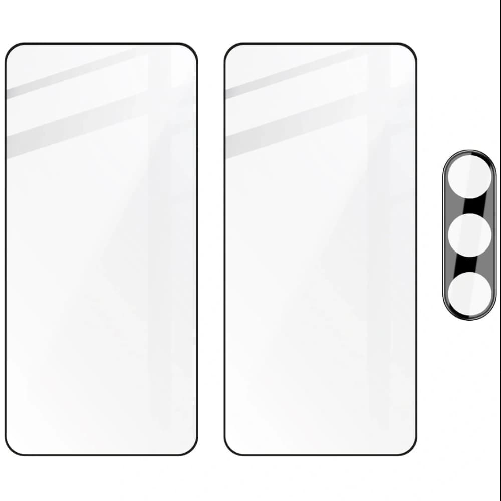 BIZON Edge 2x Bildschirmglas + Kameraglas Samsung Galaxy S24 - 5