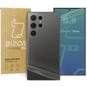 Bizon Glass Hydrogel Pack für Samsung Galaxy S24 Ultra