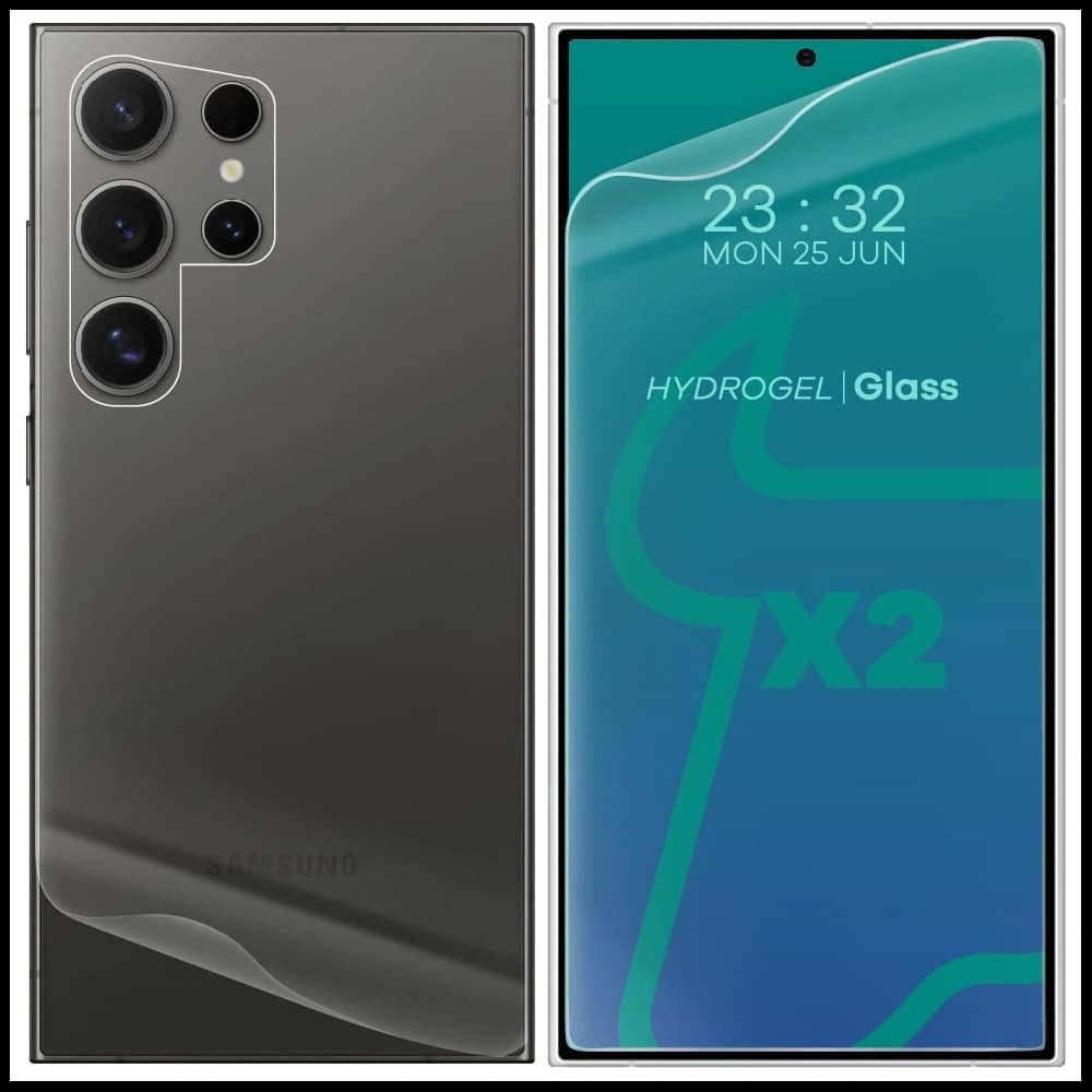 Bizon Glass Hydrogel Pack für Samsung Galaxy S24 Ultra - 5