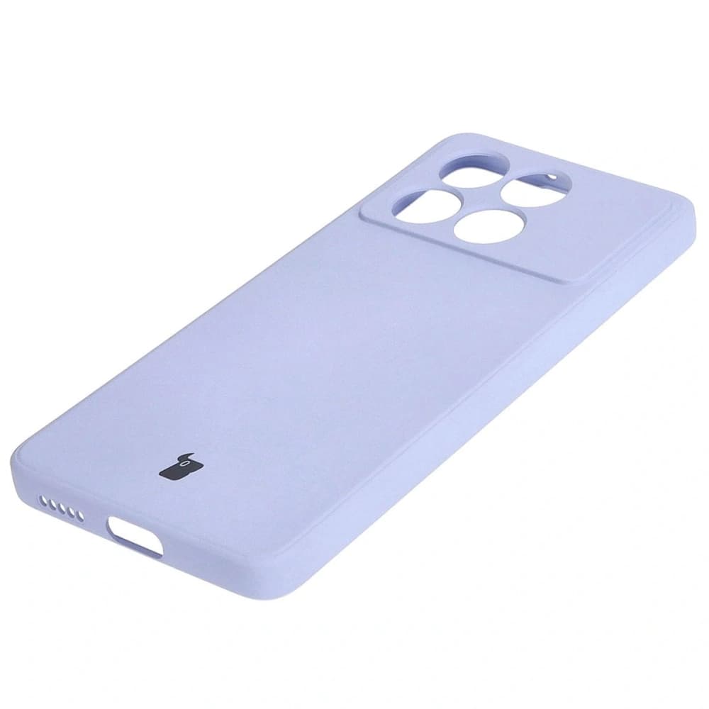 Bizon Case Silicone Sq Xiaomi Poco X6 Pro light purple - 3