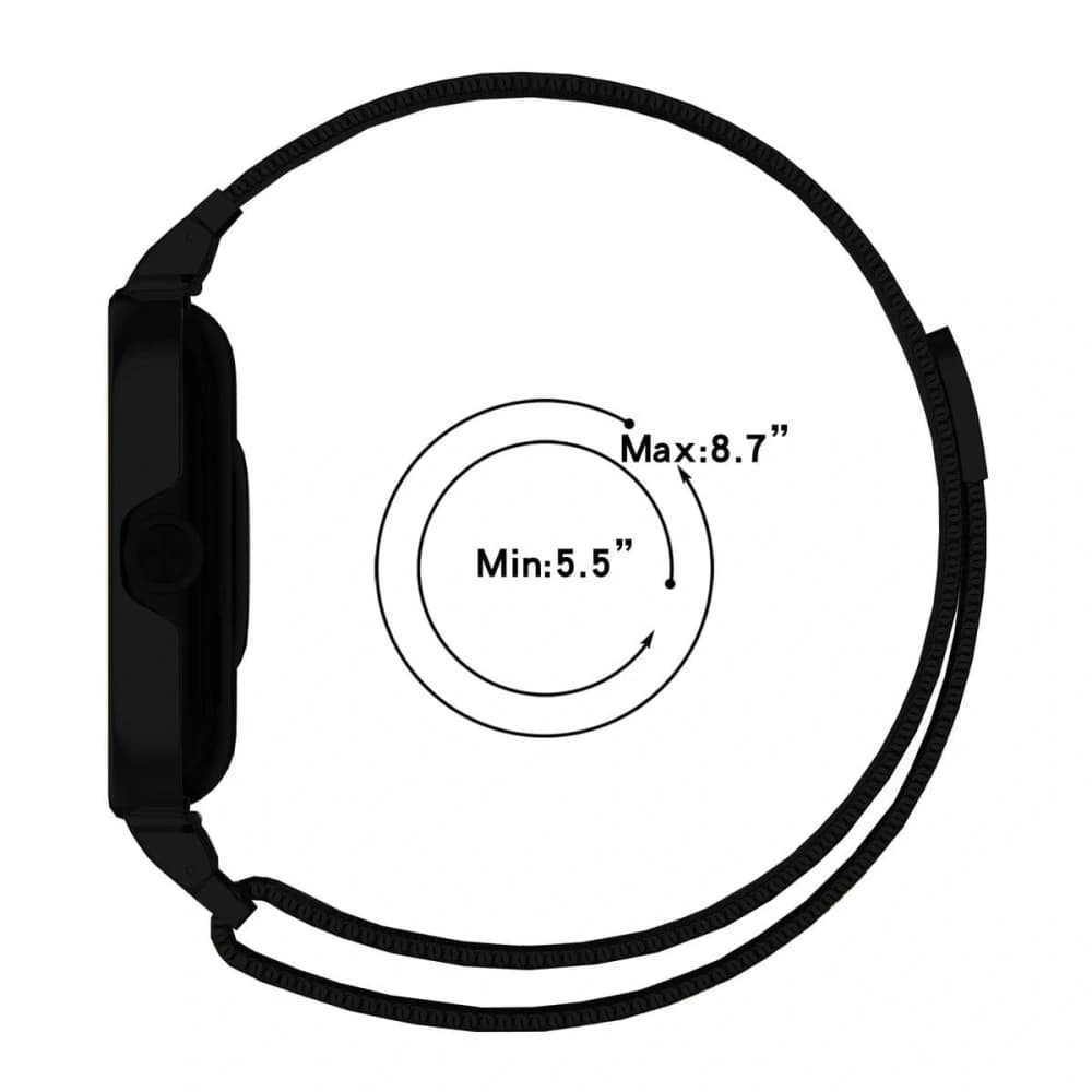 Bizon Strap + Case Watch Chain Xiaomi Redmi Watch 4 black - 4