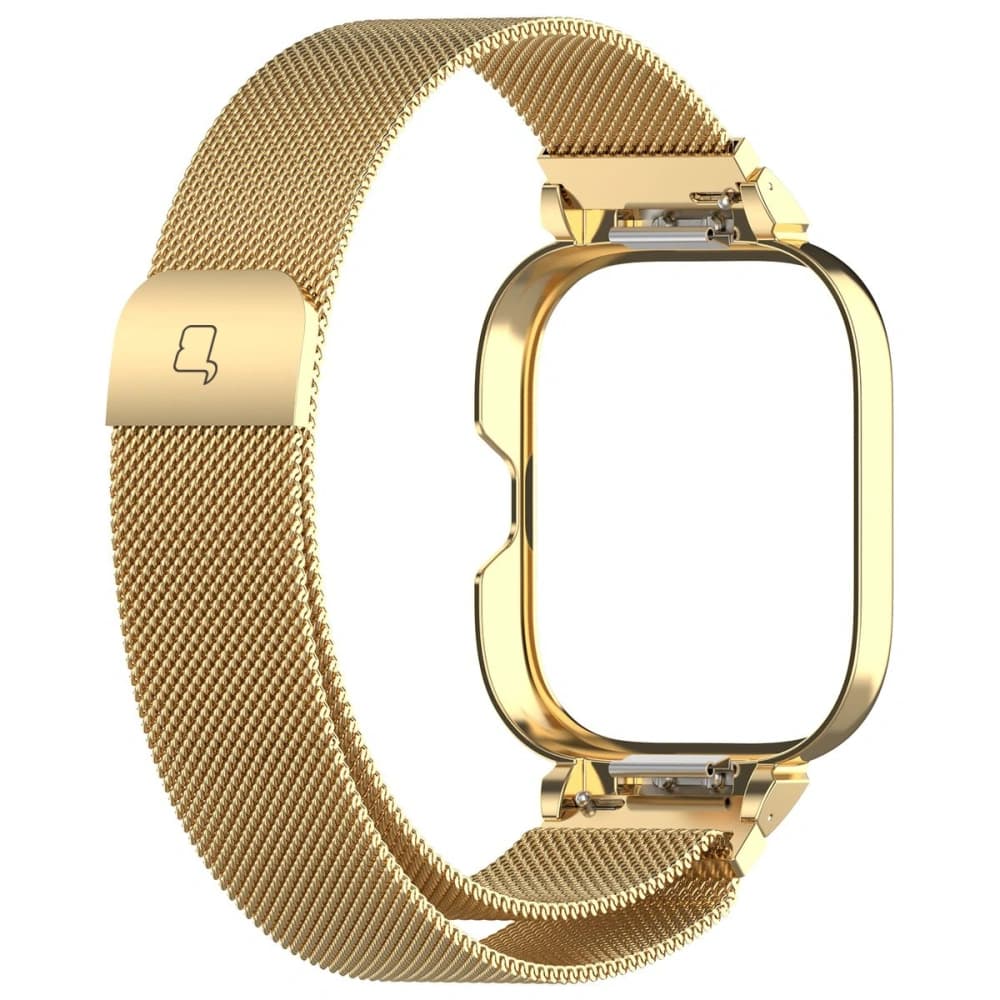 Bizon Strap + Case Watch Chain Xiaomi Redmi Watch 4 gold - 2
