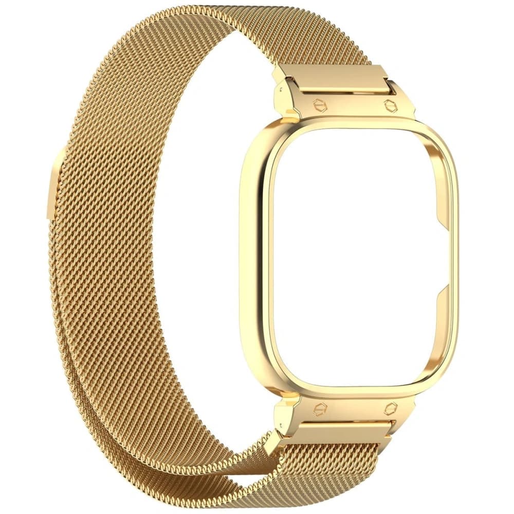 Bizon Strap + Case Watch Chain Xiaomi Redmi Watch 4 gold - 3