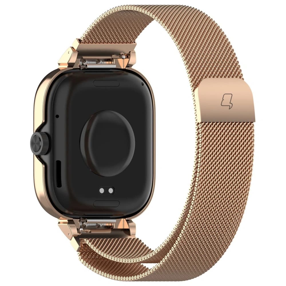 Bizon Strap + Case Uhrkette Xiaomi Redmi Watch 4 roségold - 6