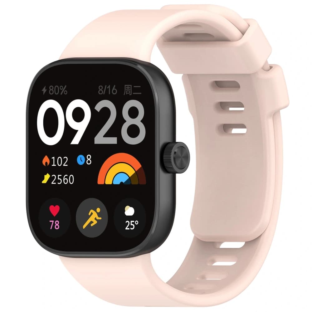 Bizon Strap Watch Silicone B Redmi Watch 4 / Xiaomi Smart Band 9 Pro / 8 Pro light rose - 1