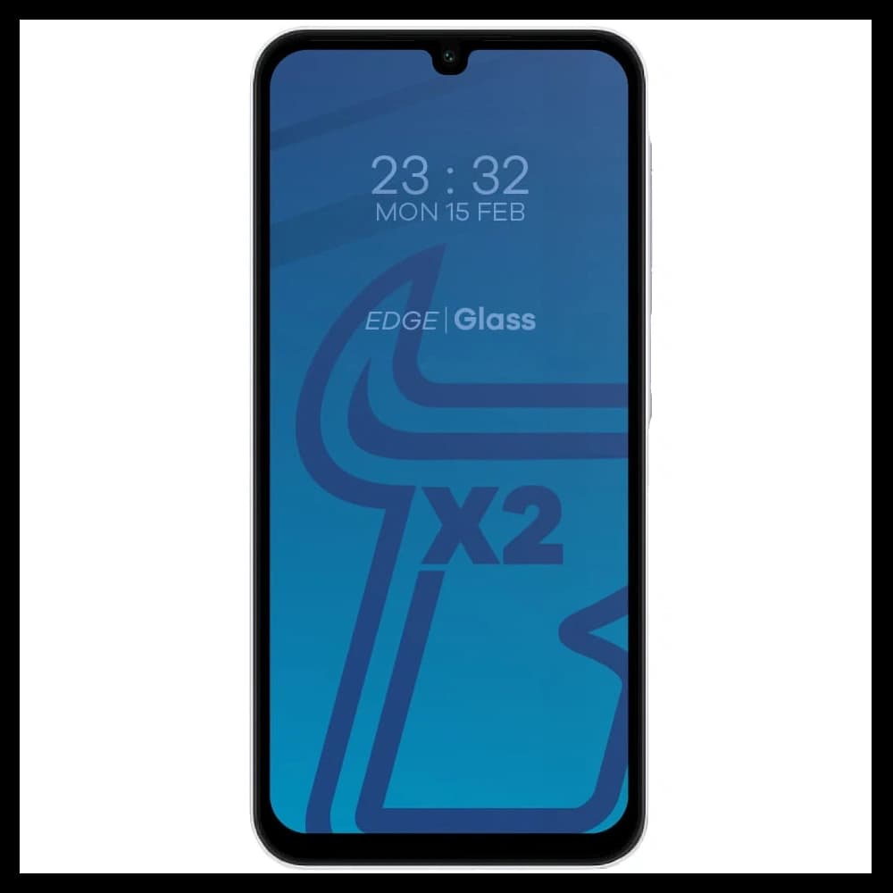 BIZON Edge 2x screen glass + camera glass Samsung Galaxy A25 5G - 3