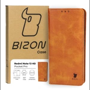 Bizon Case Pocket Pro Xiaomi Redmi Note 13 4G brown