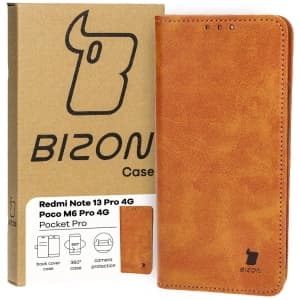 Bizon Case Pocket Pro Xiaomi Poco M4 Pro 5G / Xiaomi Redmi Note 11s 5G braun