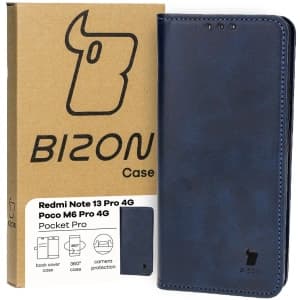 Bizon Case Pocket Pro Xiaomi Poco M4 Pro 5G / Xiaomi Redmi Note 11s 5G navy blau