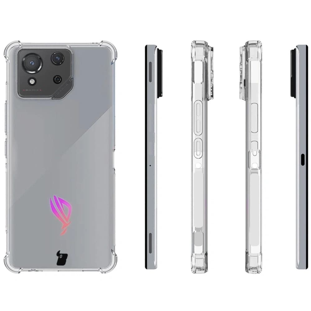 Bizon Case Clear Pack case + 2x screen film Asus ROG Phone 8 clear - 4