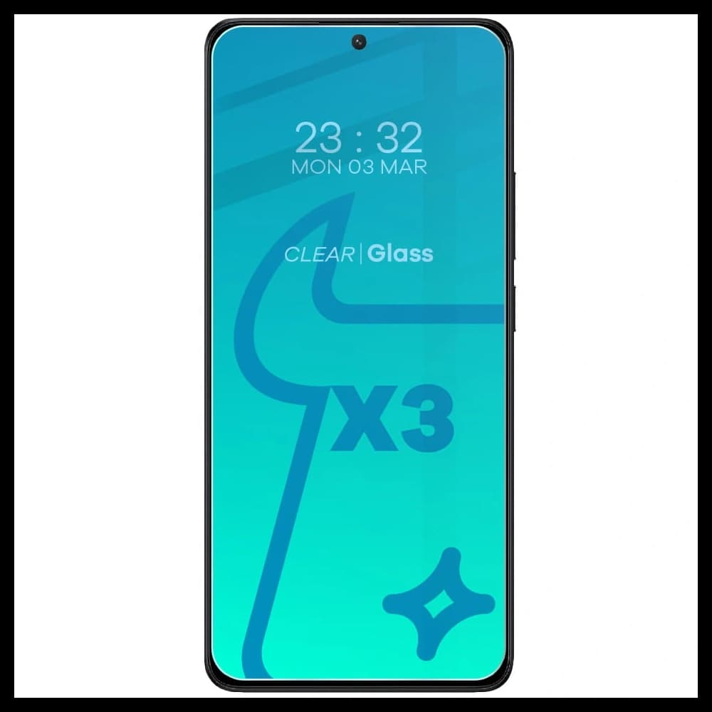 BIZON Clear 3x screen glass + camera glass Xiaomi Poco X6 Pro - 3