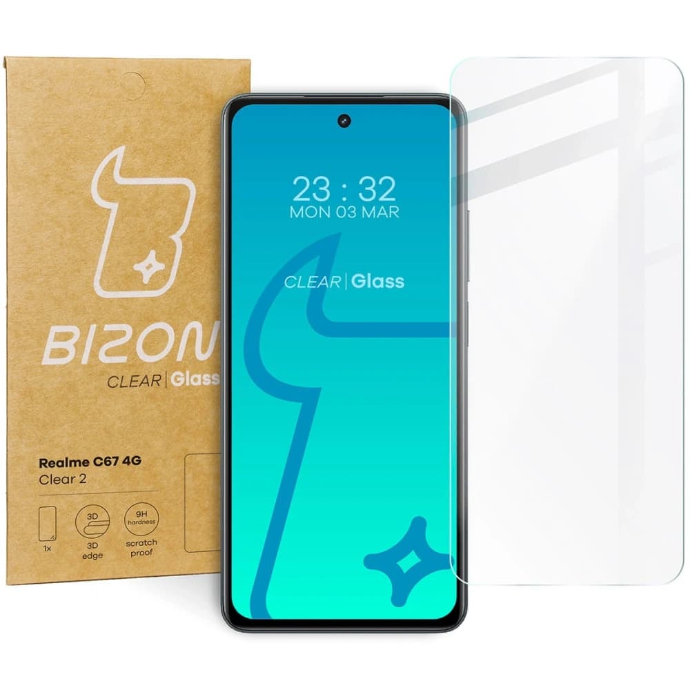 Bizon Glass Clear 2 Realme C67 4G - 1