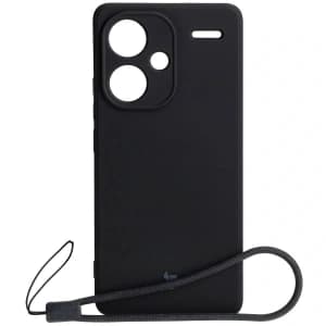 Bizon Case Silikon Sq Xiaomi Redmi Note 13 Pro+ 5G schwarz