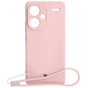 Bizon Case Silikon Sq Xiaomi Redmi Note 13 Pro+ 5G hellrosa