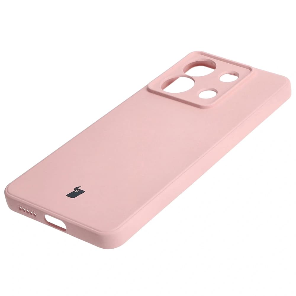 Bizon Case Silikon Sq Xiaomi Poco X6 / Xiaomi Redmi Note 13 Pro 5G hellrosa - 3
