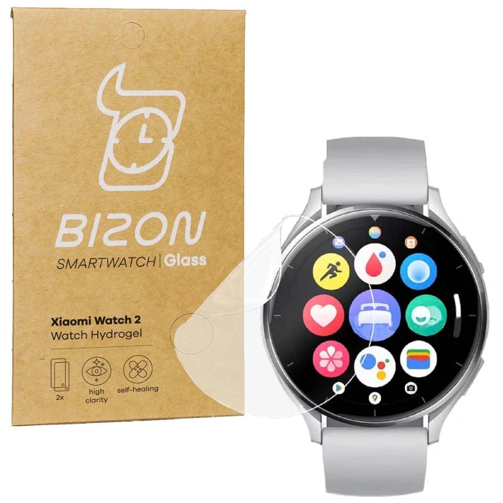 Bizon Glass Watch Hydrogel Xiaomi Watch 2 [2 PACK] - 1
