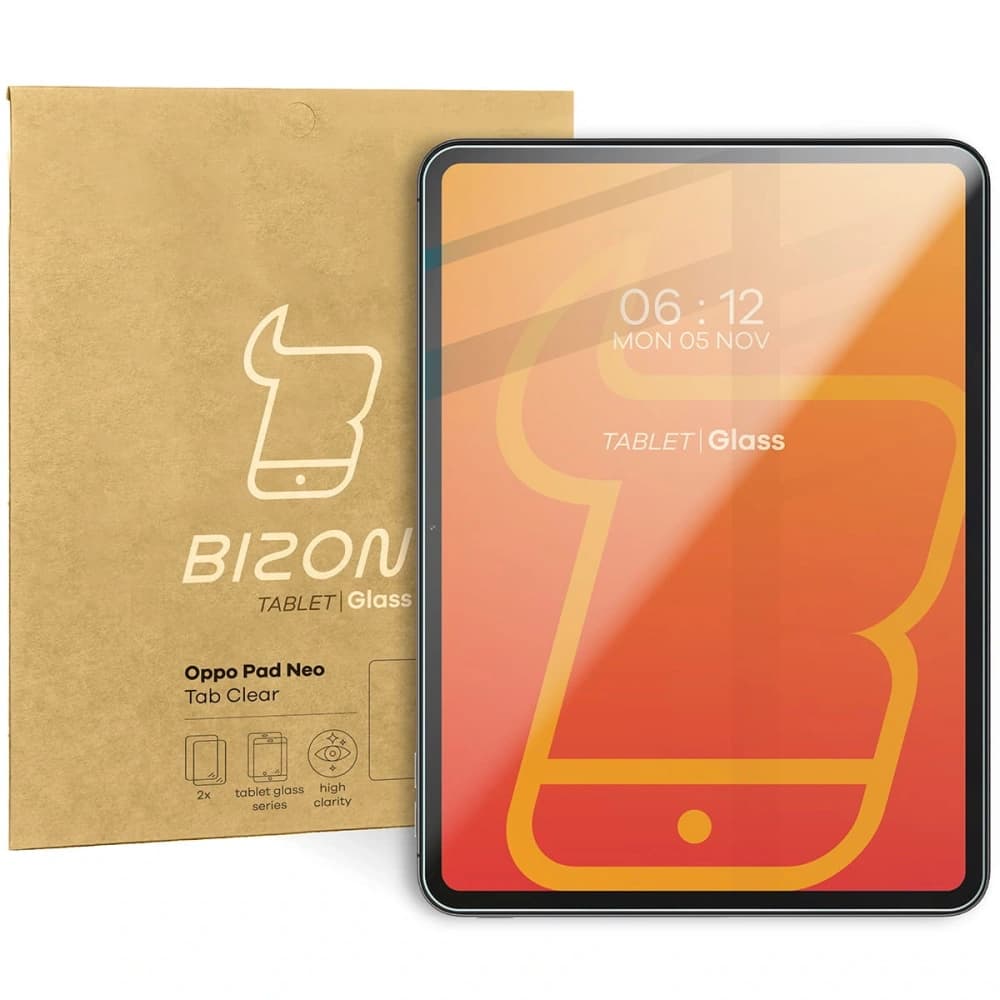 Bizon Glass Tab Klar Oppo Pad Neo [2 PACK] - 1