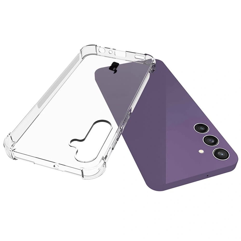 Bizon Case Clear Pack Hülle + 2x Bildschirmglas + Objektivglas Samsung Galaxy A25 5G transparent - 5