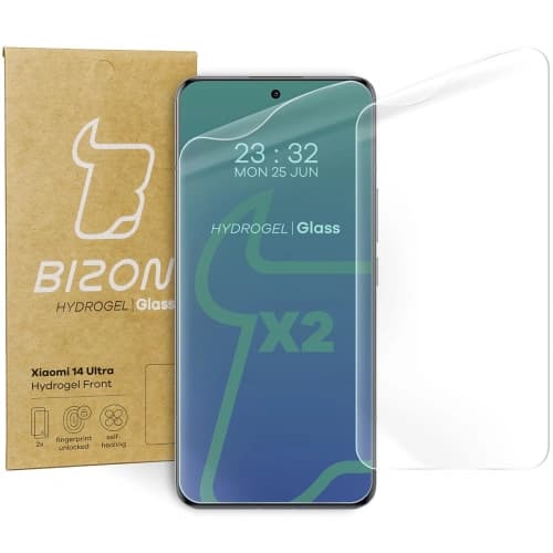Bizon Glass Hydrogel Front Xiaomi 14 Ultra [2 PACK]