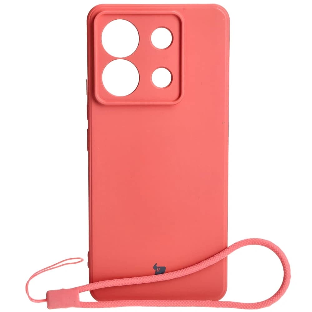 Bizon Case Silikon Sq Xiaomi Poco X6 / Xiaomi Redmi Note 13 Pro 5G schmutzig rosa - 1