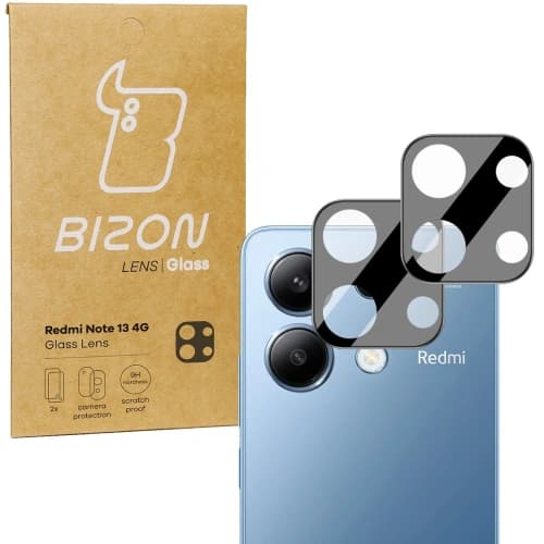 Bizon-Glaslinse Xiaomi Redmi Note 13 4G [2 PACK]