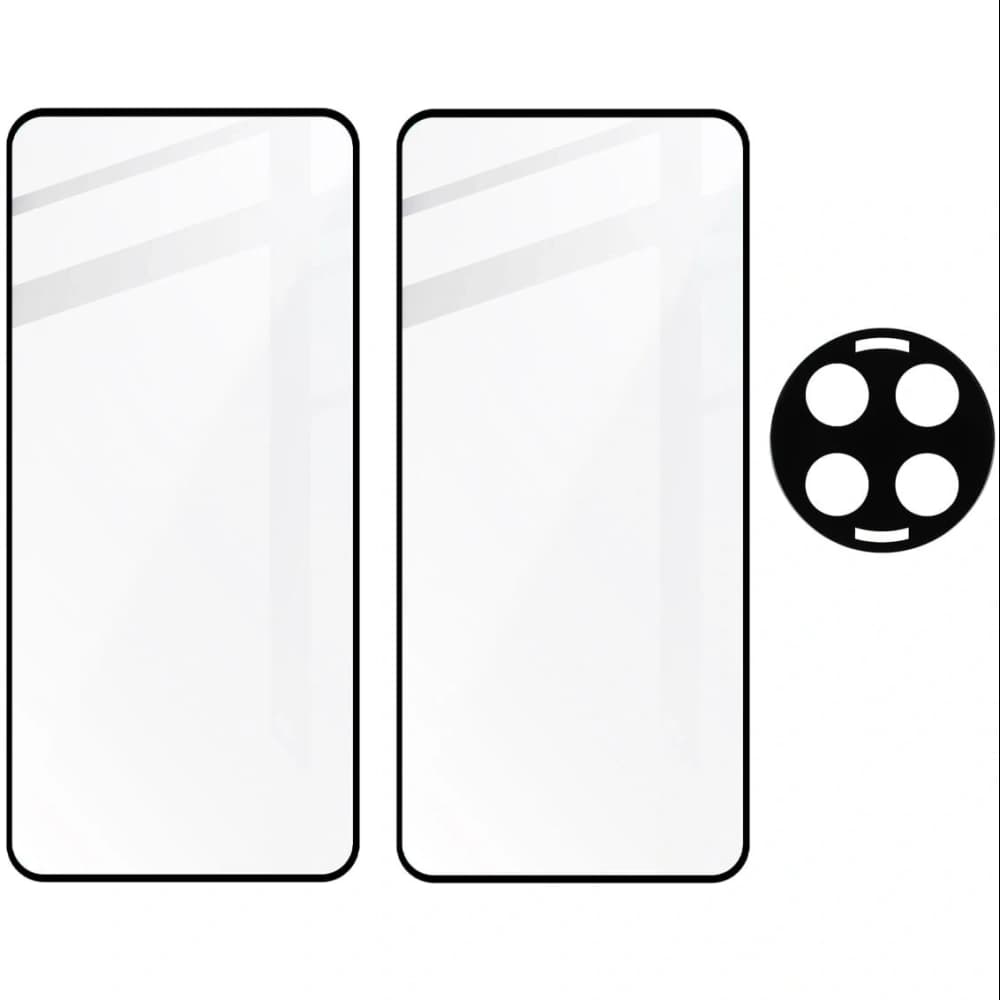 BIZON Edge 3D 2x Bildschirmglas + Kameraglas OnePlus 12R - 5