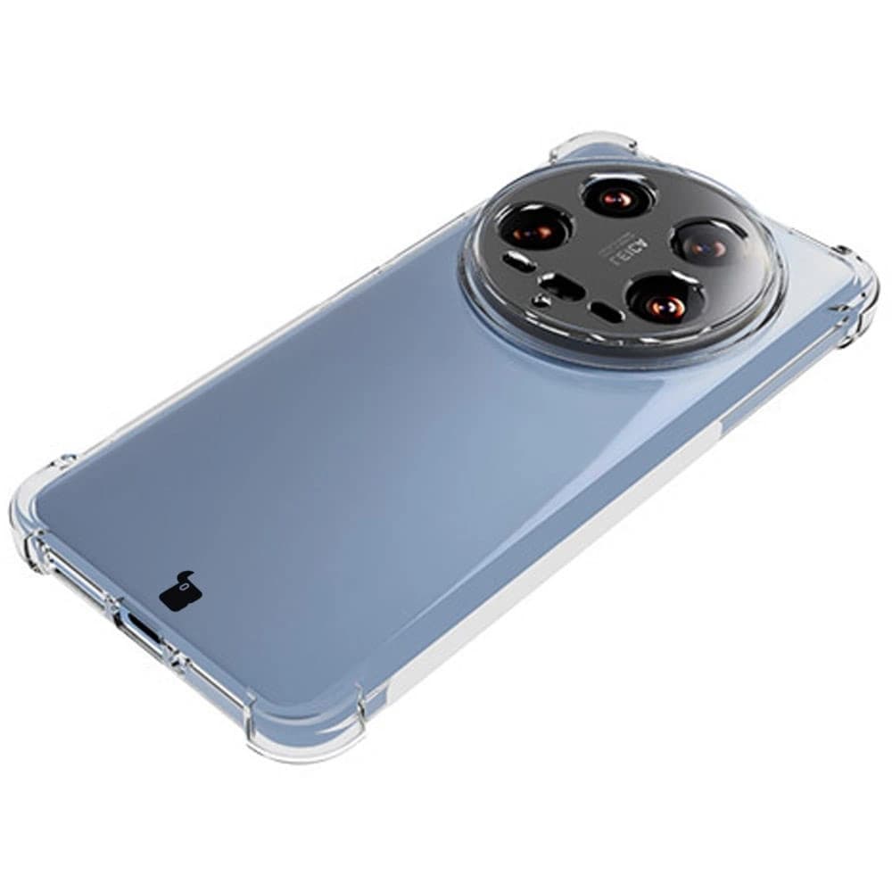 Bizon Case Clear Pack Hülle + 2x Bildschirmfolie Xiaomi 14 Ultra klar - 7