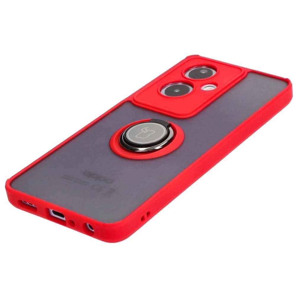 Bizon Case Hybrid Ring Oppo A79 5G smoky with a red frame - 3