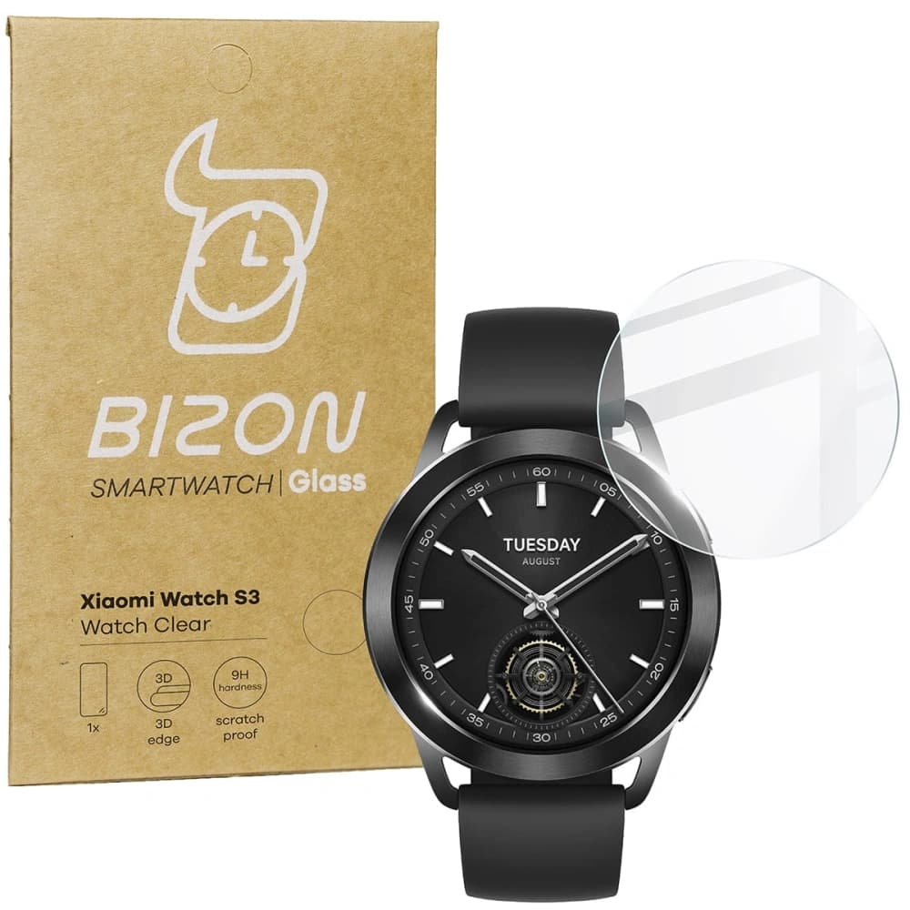Bizon Glass Watch Clear Xiaomi Watch S3 - 1