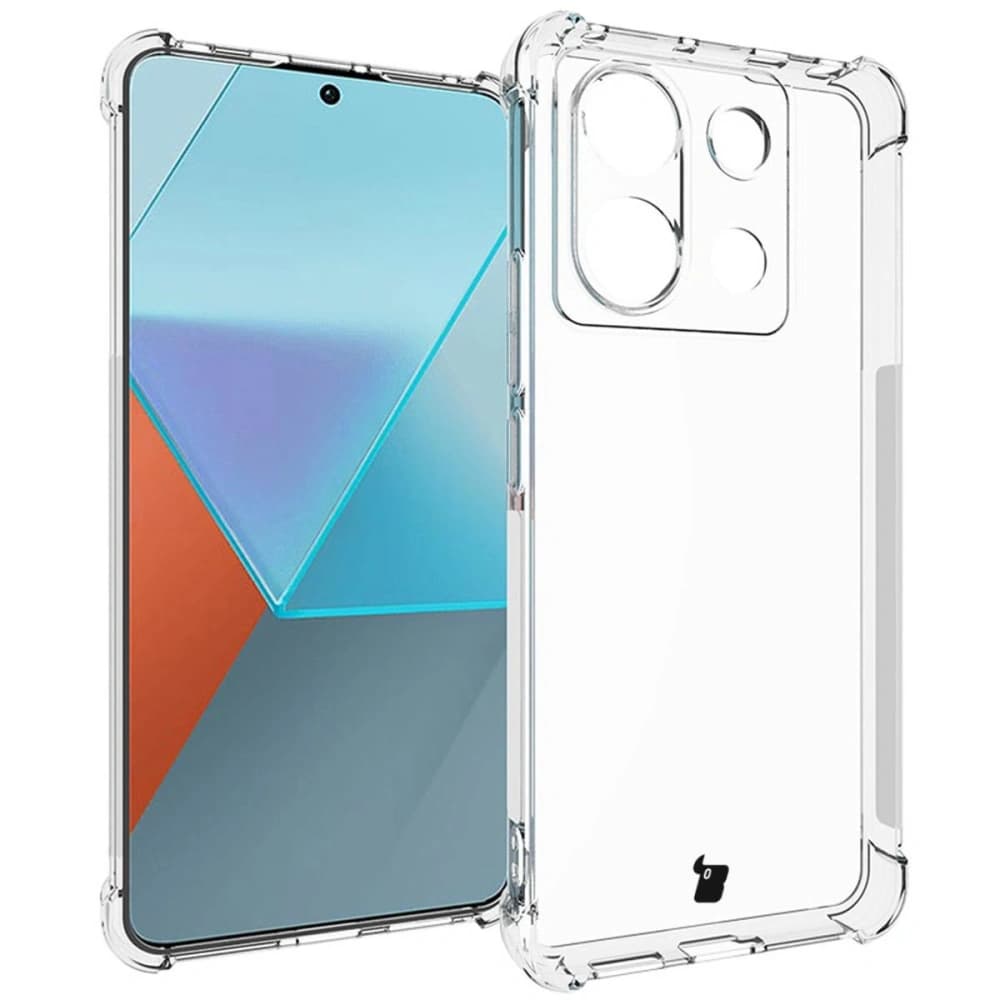 Bizon Case Clear Pack case + 2x screen glass Xiaomi Poco X6 / Redmi Note 13 Pro 5G clear - 3