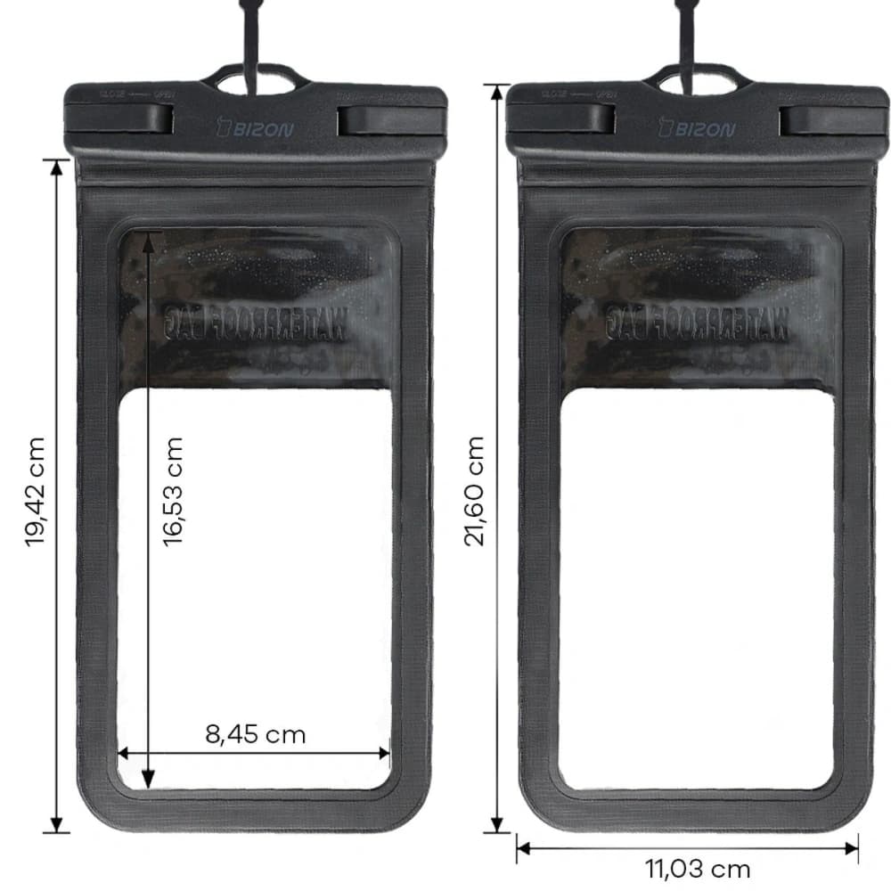 Bizon Case Hydrowrap schwarz [2 PACK] - 11