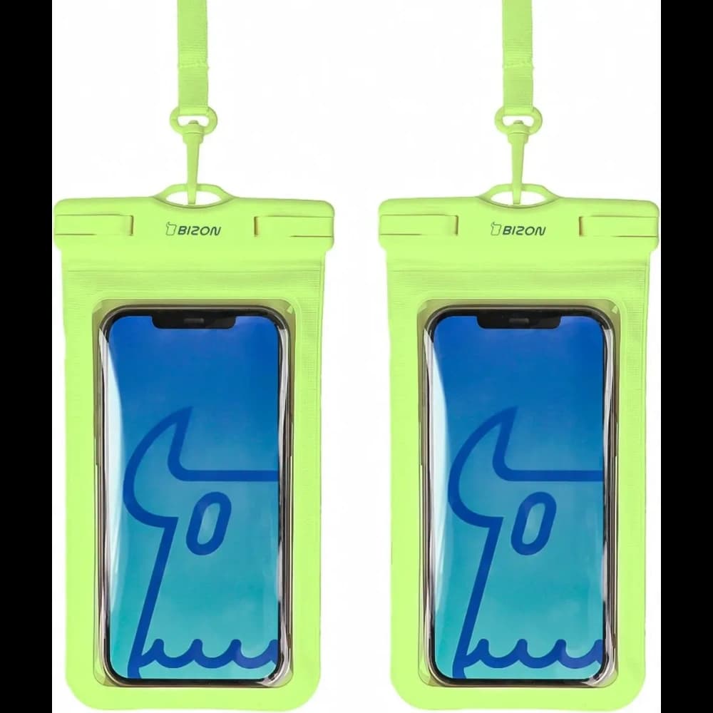 Waterproof case Bizon Case Hydrowrap [2 PACK] green - 1