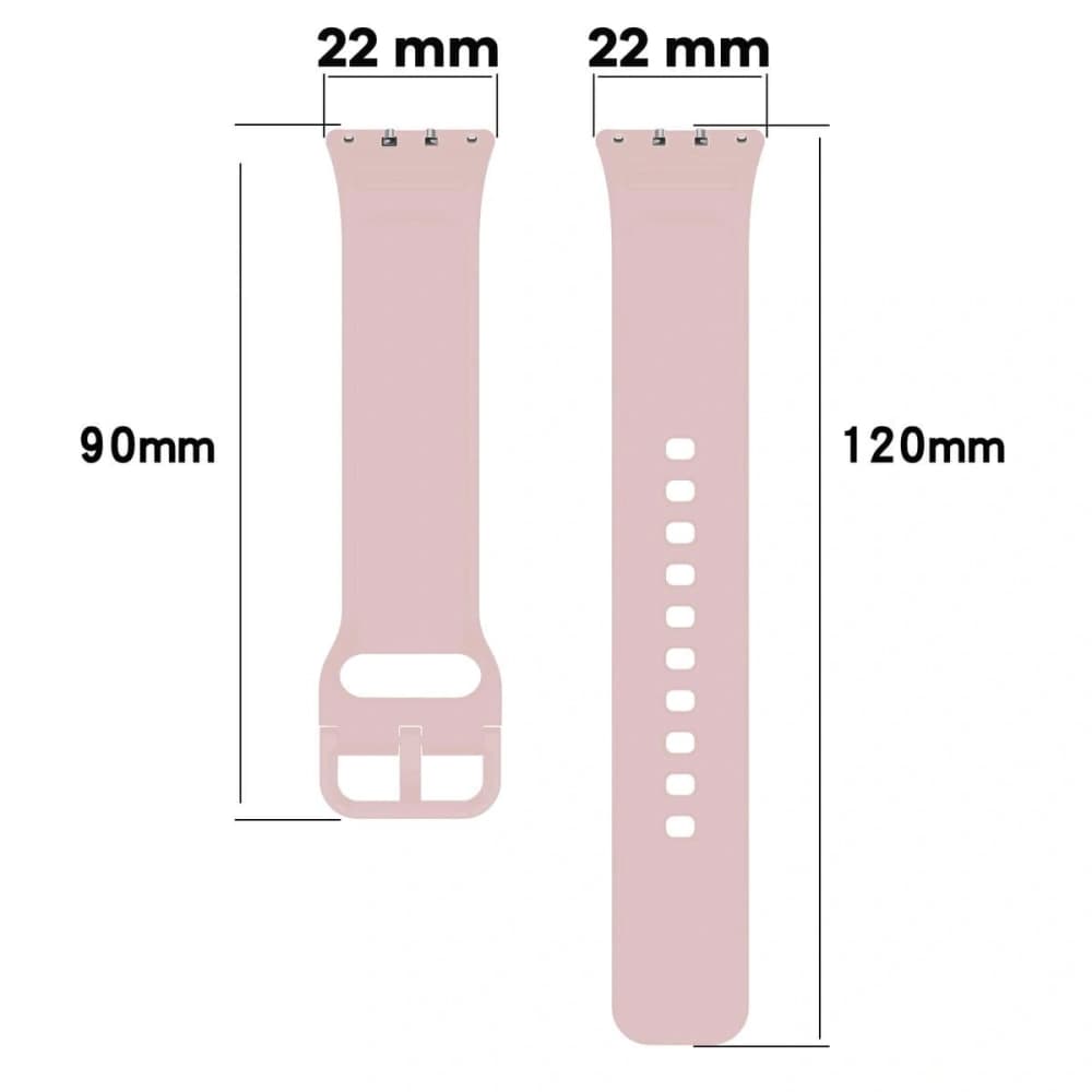 Bizon Strap Watch Silikon Samsung Galaxy Fit 3 pink - 2