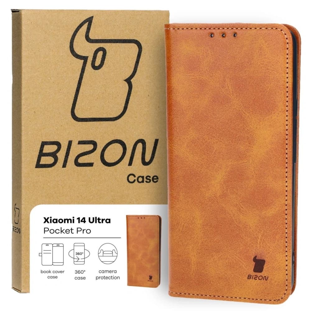 Bizon Case Pocket Pro Xiaomi 14 Ultra braun - 2