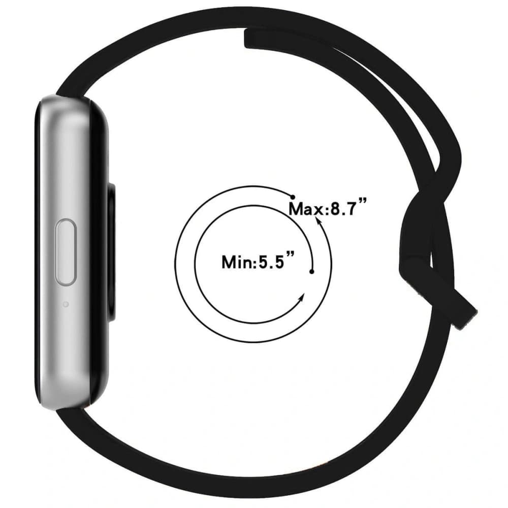 Bizon Strap Watch Silicone Samsung Galaxy Fit 3 black - 6