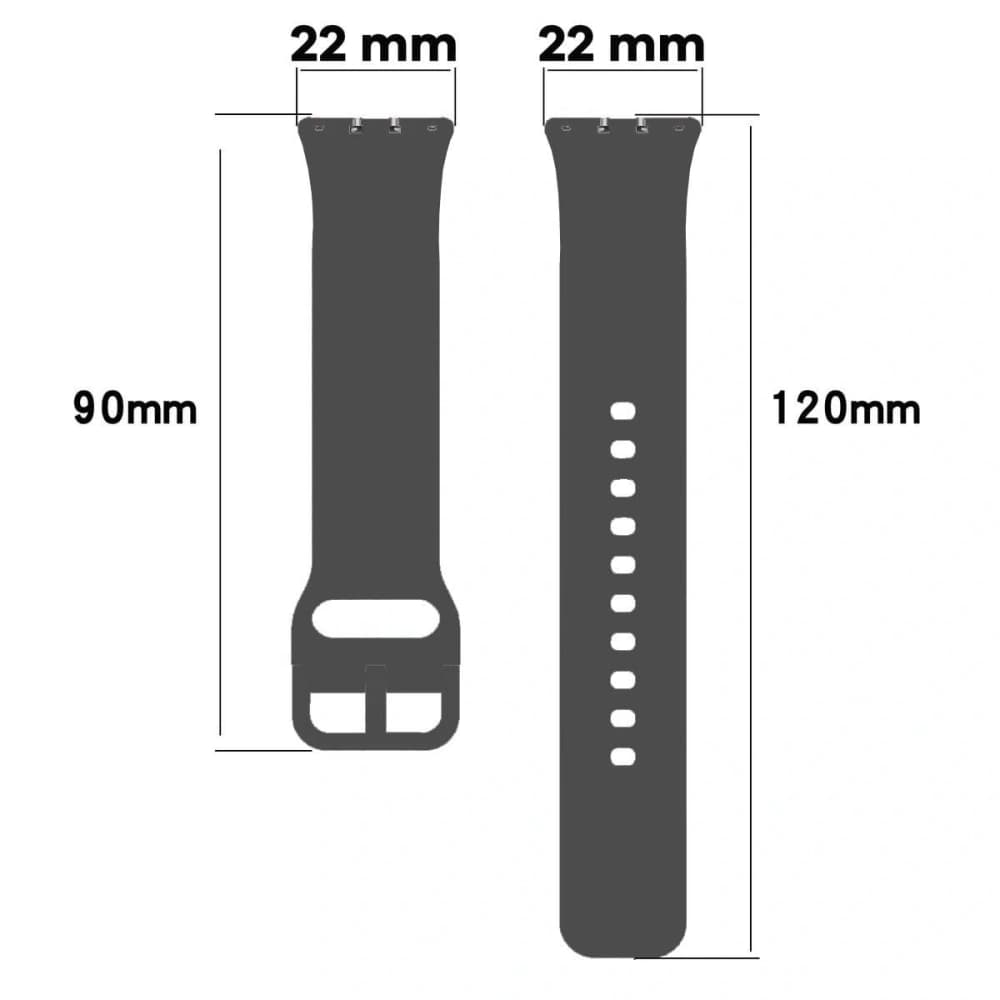 Bizon Strap Watch Silicone Samsung Galaxy Fit 3 grey - 2