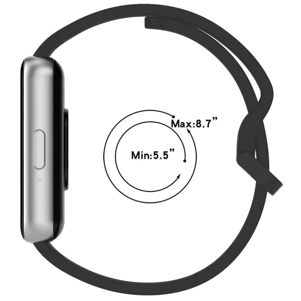 Bizon Strap Watch Silicone Samsung Galaxy Fit 3 grey - 6