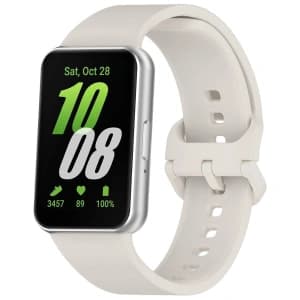 Bizon Strap Watch Silicone Samsung Galaxy Fit 3 hellgrau