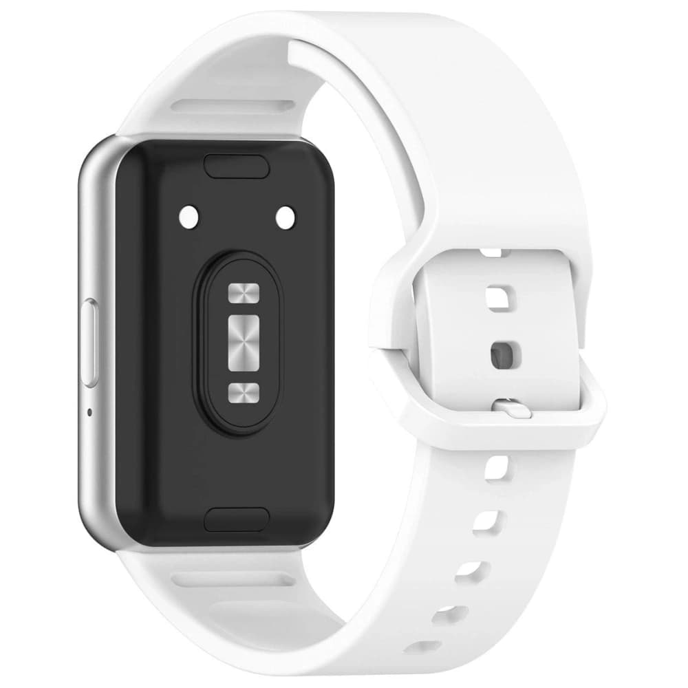 Bizon Armbanduhr Silikon Samsung Galaxy Fit 3 weiß - 4