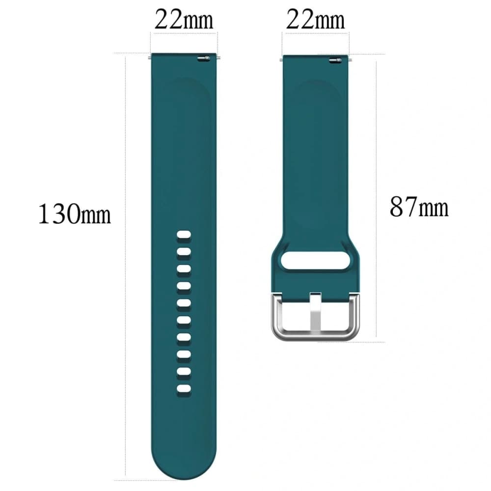 Bizon Strap-Uhr Silikon Pro Xiaomi Uhr 2 dunkel türkis - 2