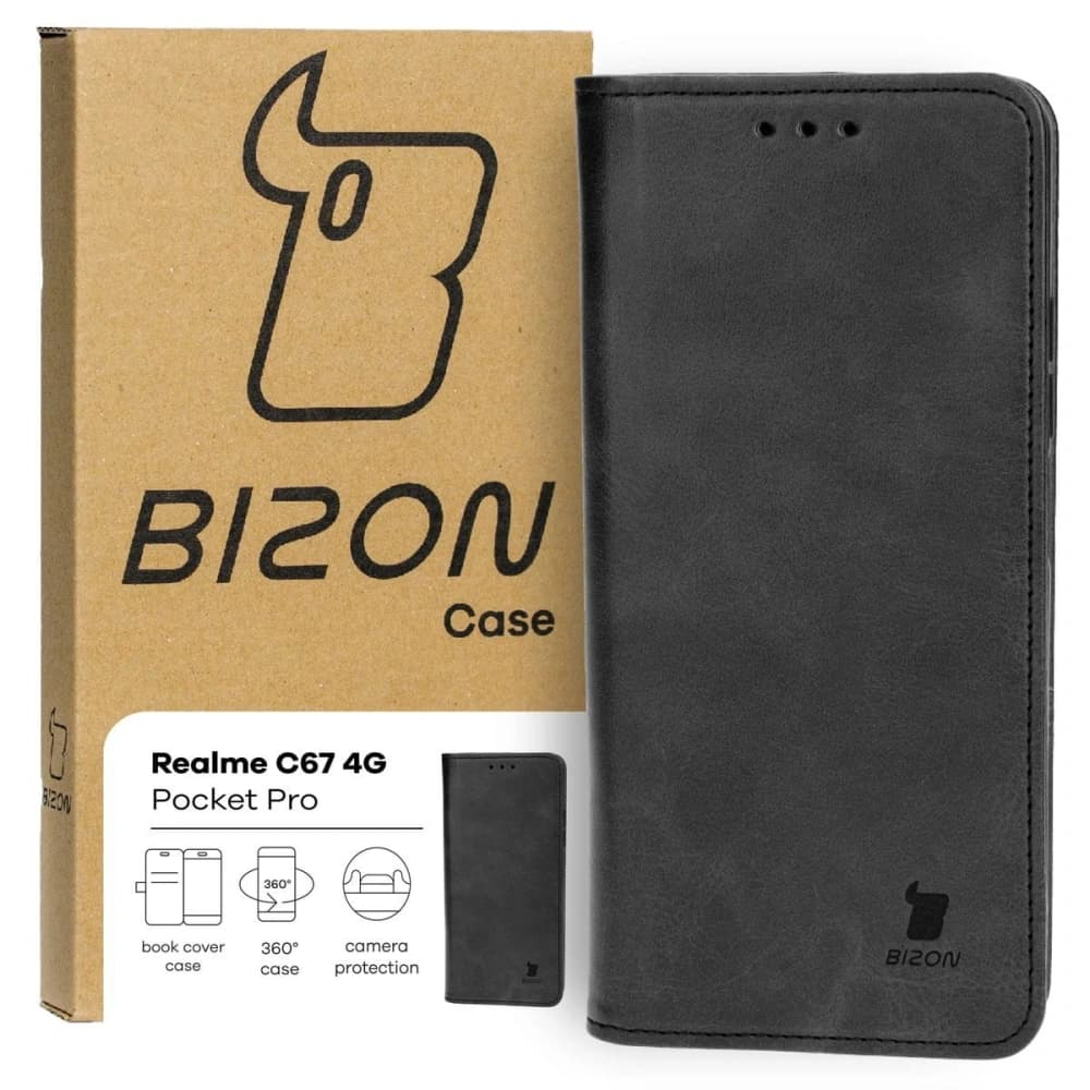 Bizon Case Pocket Pro Realme C67 4G schwarz - 2