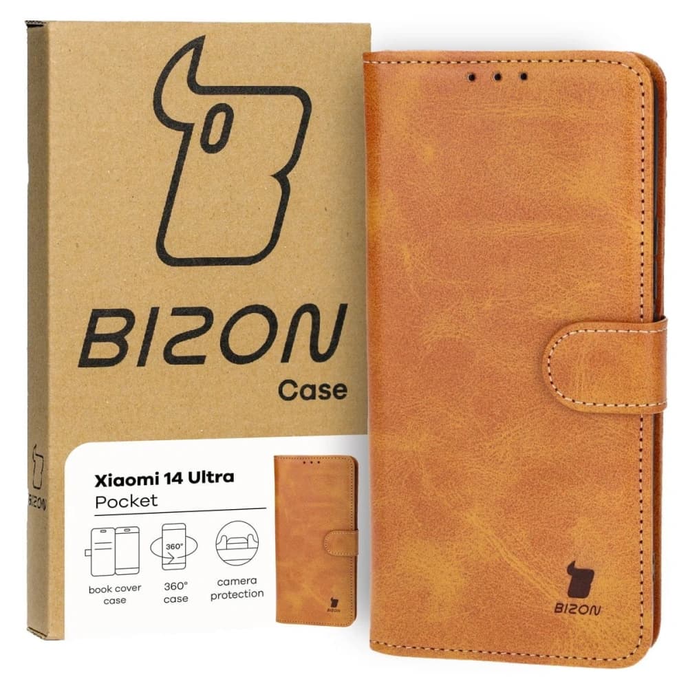 Bizon Case Pocket Xiaomi 14 Ultra braun - 2