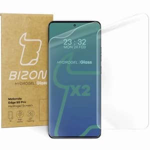 Bizon Glass Hydrogel Front Motorola Edge 50 Pro / Fusion / Ultra [2 PACK]