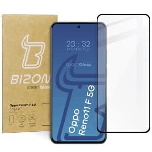 Bizon Glass Edge 2 Oppo Reno11 F 5G black