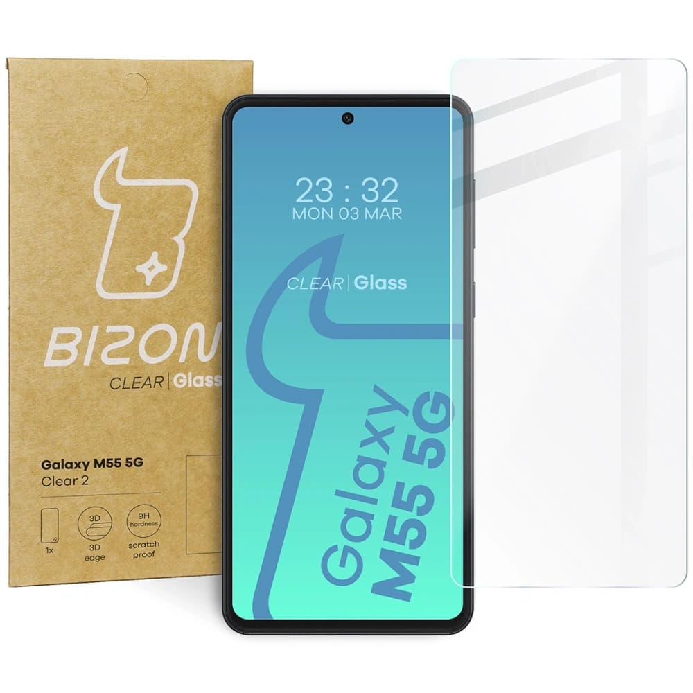 Bizon Glass Clear 2 Samsung Galaxy M55 5G - 1